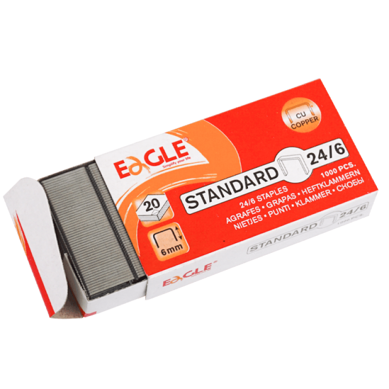Capse 24/6 Eagle 20 coli - set 1000 buc